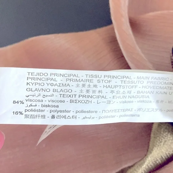 Zara Pink Metallic Satin Effect Joggers. Size XS - Picture 13 of 16